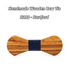 Zebra Wooden Bow Ties H111 - 116