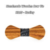 Zebra Wooden Bow Ties H111 - 116