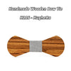 Zebra Wooden Bow Ties H111 - 116