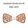 Zebra Wood Bow Tie