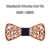 Zebra Wood Bow Tie