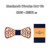 Zebra Wood Bow Tie