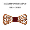 Zebra Wood Bow Tie