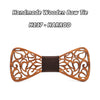 Zebra Wood Bow Tie
