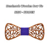Zebra Wood Bow Tie