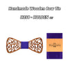 Zebra Wood Bow Tie