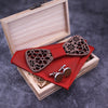 WOODEN BOW TIE SET