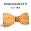 White Cheery Wooden Bow Tie O71-O82