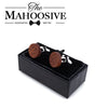 Sapele Wooden Cufflinks