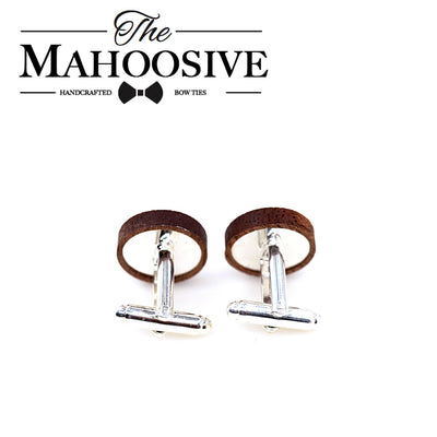 Sapele Wooden Cufflinks
