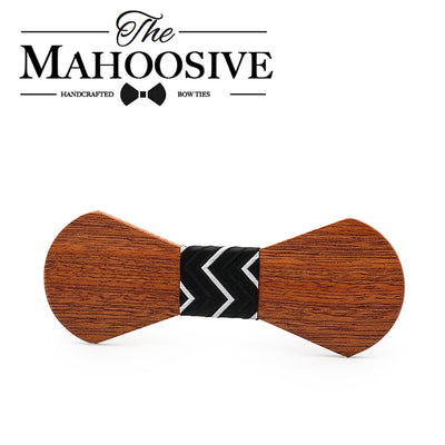 Sapele Wooden bow ties S111-S116