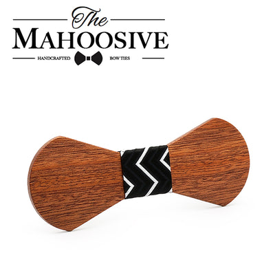 Sapele Wooden bow ties S111-S116