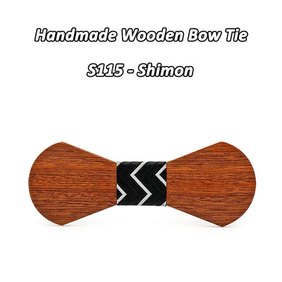 Sapele Wooden bow ties S111-S116