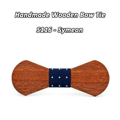 Sapele Wooden bow ties S111-S116