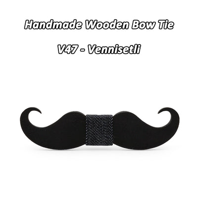 Musatche Wooden Bow Ties