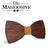 Merbau Wooden bow ties M71-78