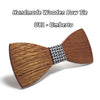 Mahoosive Wood Bow Tie Gravatas Corbatas