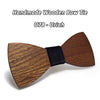 Mahoosive Wood Bow Tie Gravatas Corbatas