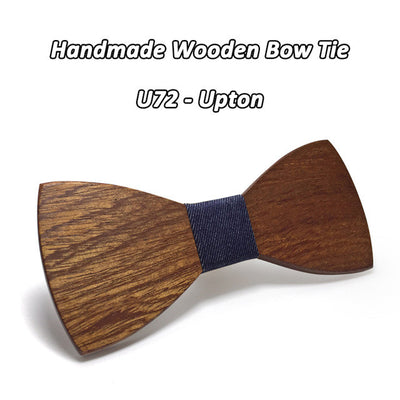Mahoosive Wood Bow Tie Gravatas Corbatas
