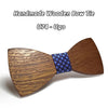 Mahoosive Wood Bow Tie Gravatas Corbatas