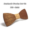 Mahoosive Wood Bow Tie Gravatas Corbatas