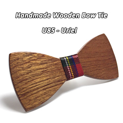 Mahoosive Wood Bow Tie Gravatas Corbatas