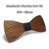 Mahoosive Wood Bow Tie Gravatas Corbatas