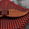 Mens Fashion Necktie Casual Wood bow tie