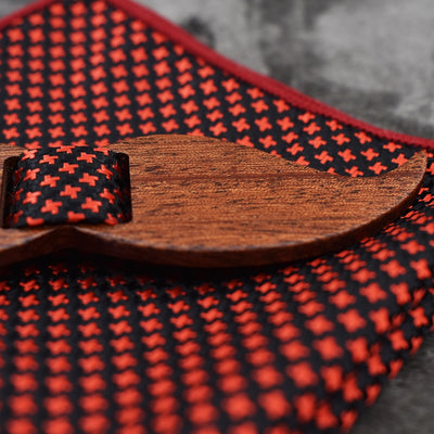 Mens Fashion Necktie Casual Wood bow tie