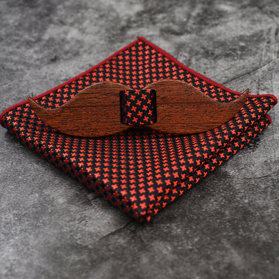 Mens Fashion Necktie Casual Wood bow tie