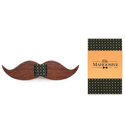 Mens Fashion Necktie Casual Wood bow tie