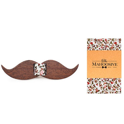 Mens Fashion Necktie Casual Wood bow tie
