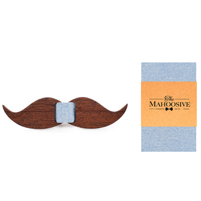 Mens Fashion Necktie Casual Wood bow tie