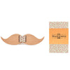Wood Beard Mustache Bow Tie Design