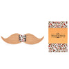 Wood Beard Mustache Bow Tie Design