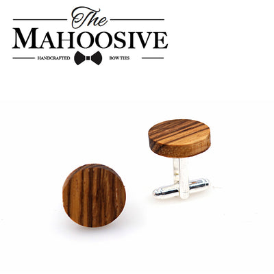 Zebra Wood cufflinks