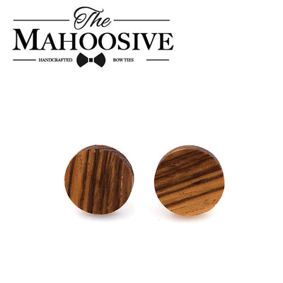 Zebra Wood cufflinks