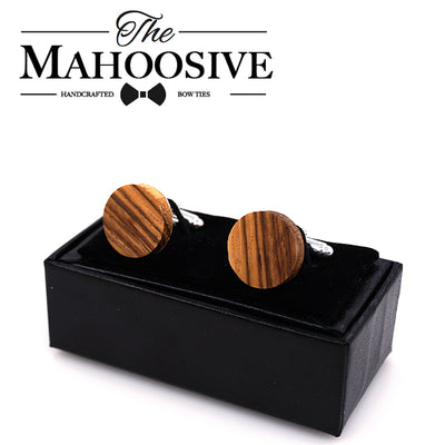 Zebra Wood cufflinks