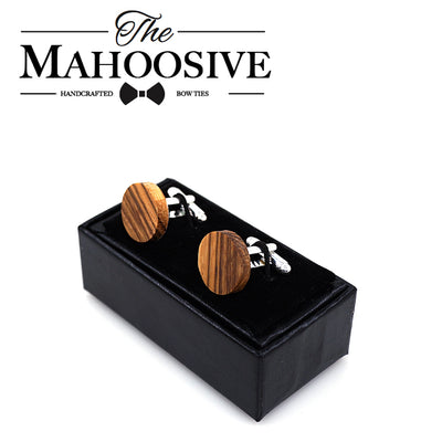 Zebra Wood cufflinks