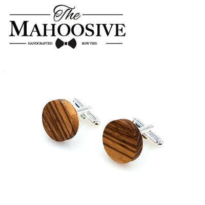 Zebra Wood cufflinks