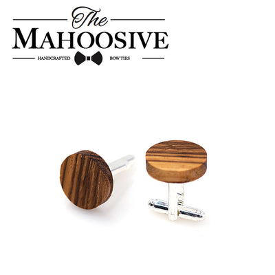Zebra Wood cufflinks